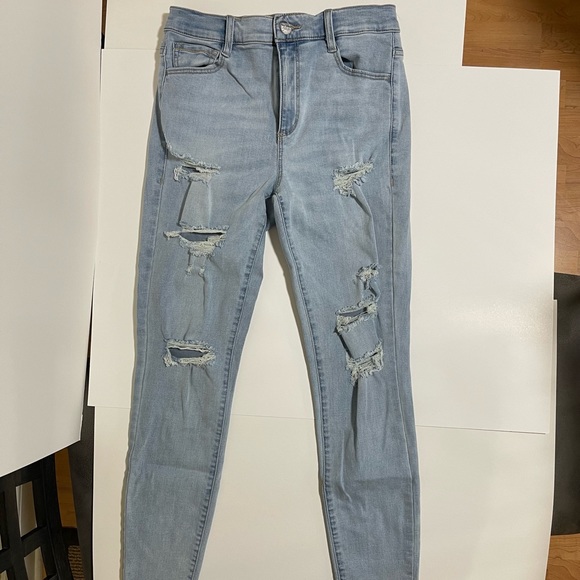 Garage Ripped Skinny Jeans